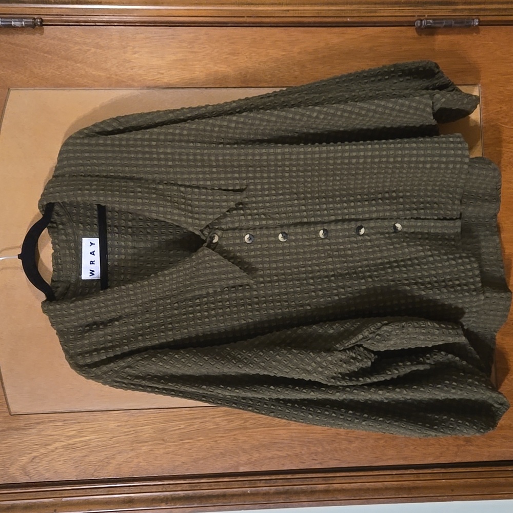 Olive Green Women's Blouse